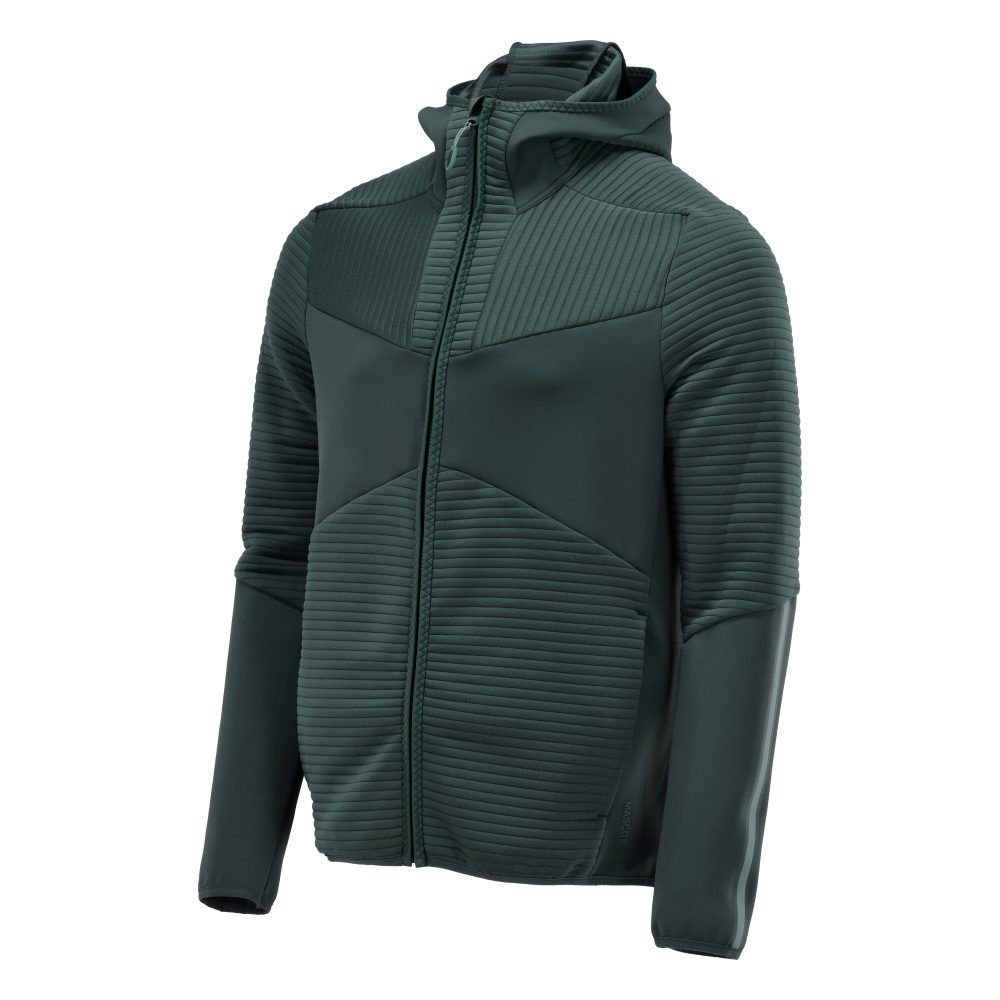 CUSTOMIZED Fleece Kapuzensweatshirt mit Reißverschluss