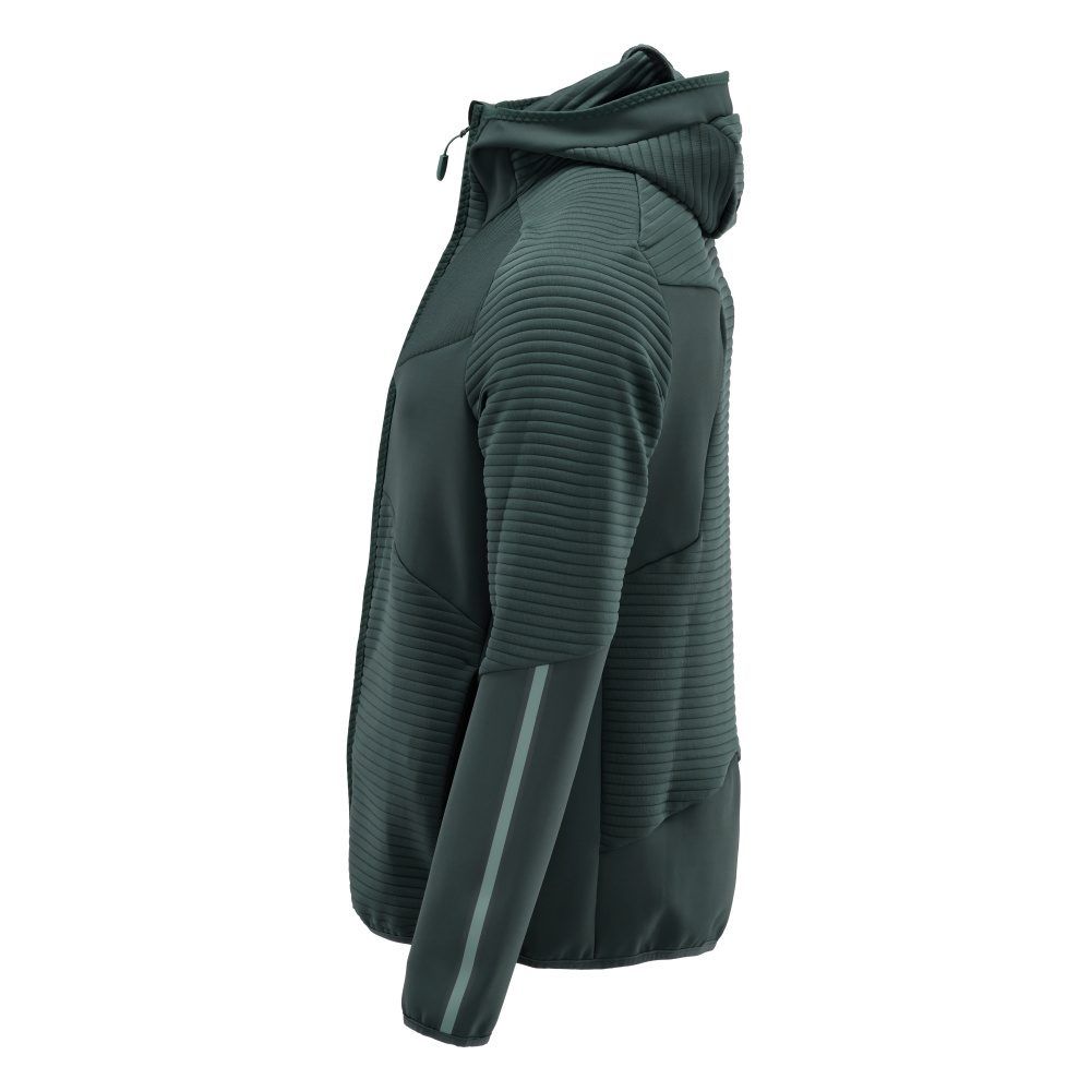 CUSTOMIZED Fleece Kapuzensweatshirt mit Reißverschluss