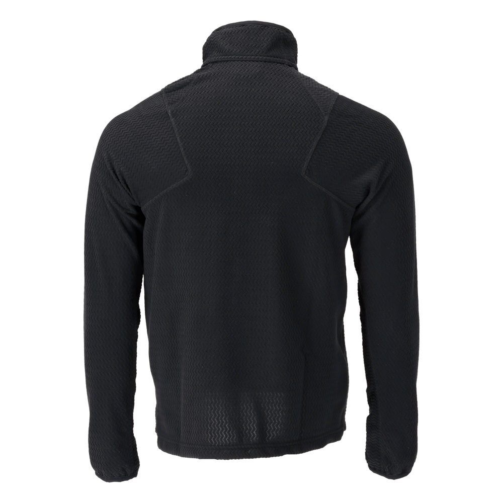 Microfleece Pullover mit kurzem Reißverschluss