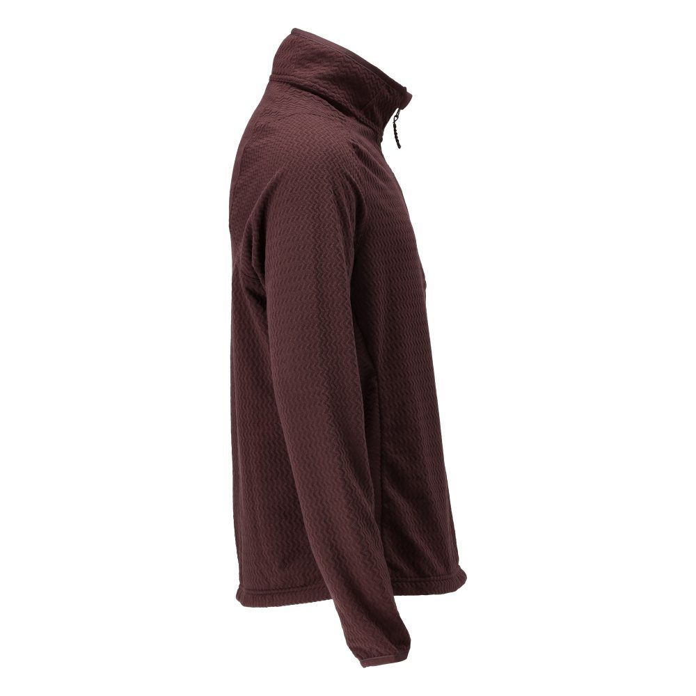 Microfleece Pullover mit kurzem Reißverschluss