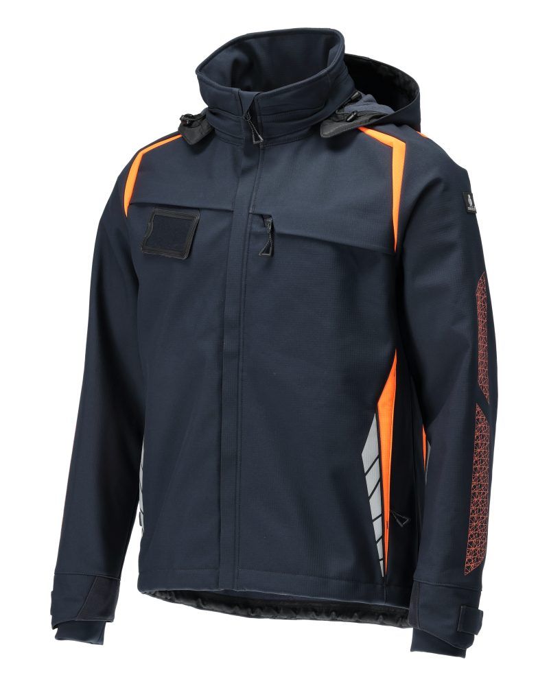 ACCELERATE SAFE Softshelljacke mit Kapuze