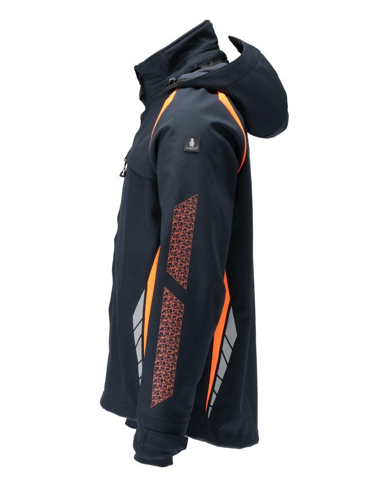 ACCELERATE SAFE Softshelljacke mit Kapuze