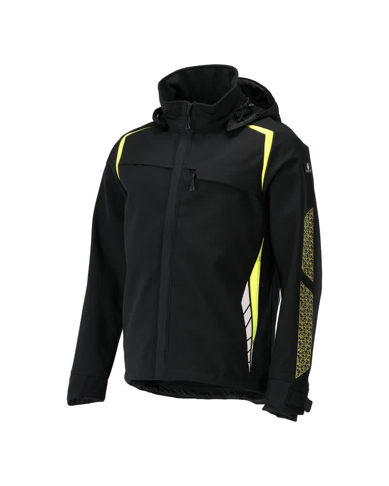 ACCELERATE SAFE Softshelljacke mit Kapuze