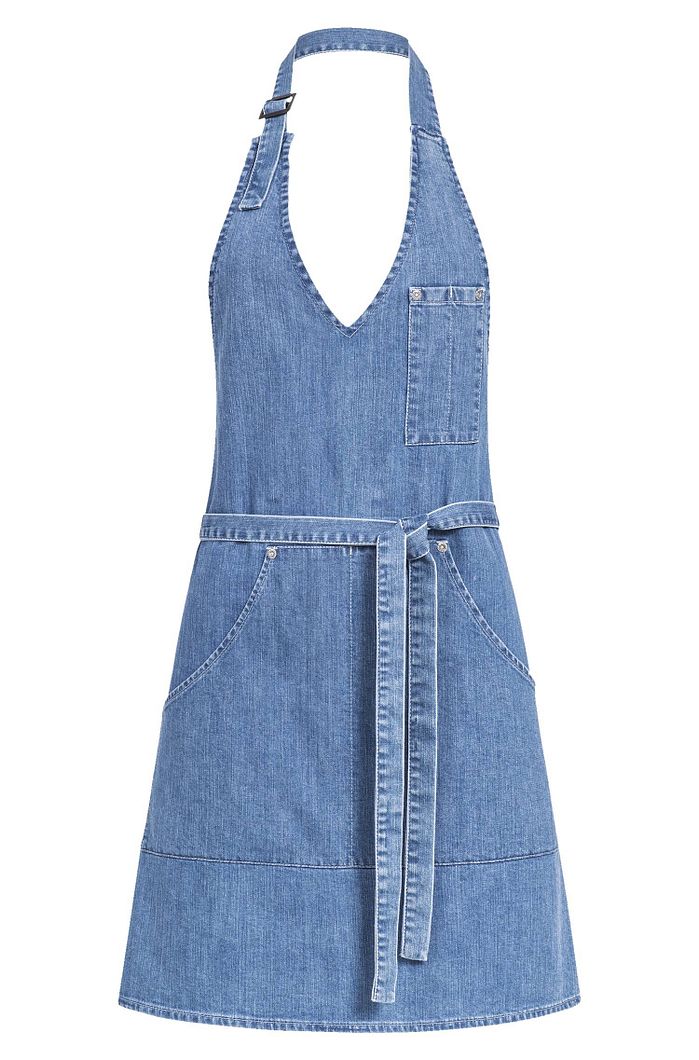 Denim Latzschürze Damen