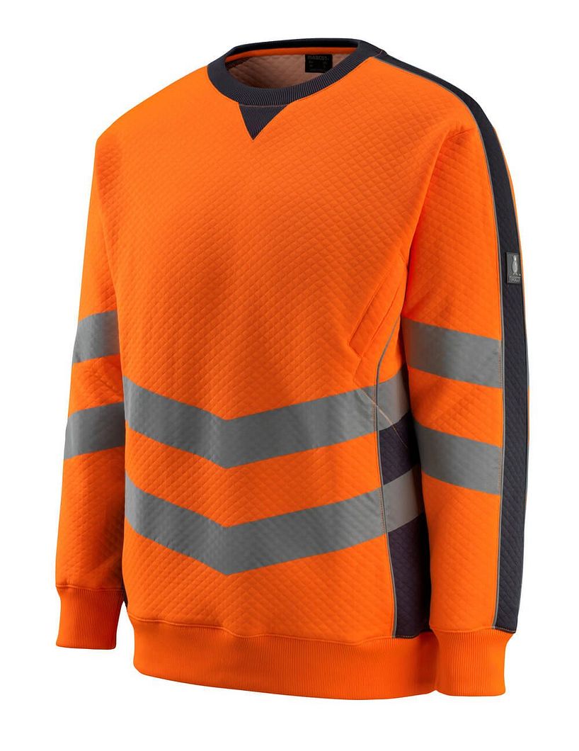 Quilted Hi-Vis Sweatshirt