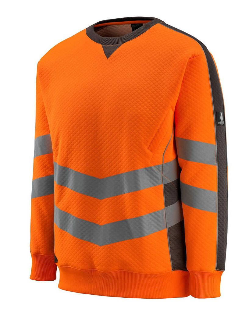 Quilted Hi-Vis Sweatshirt