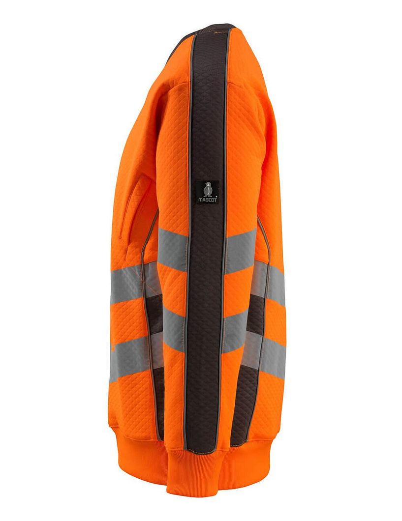 Quilted Hi-Vis Sweatshirt
