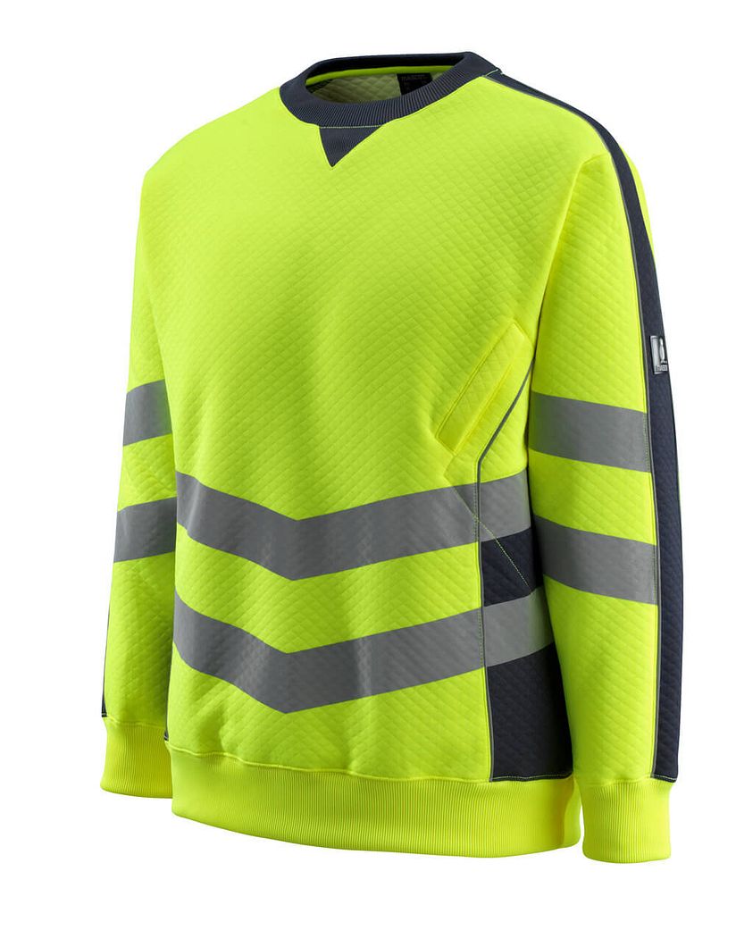 Quilted Hi-Vis Sweatshirt