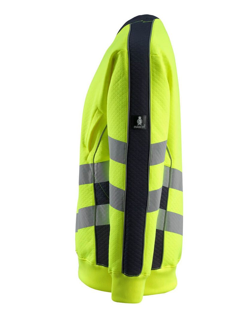 Quilted Hi-Vis Sweatshirt