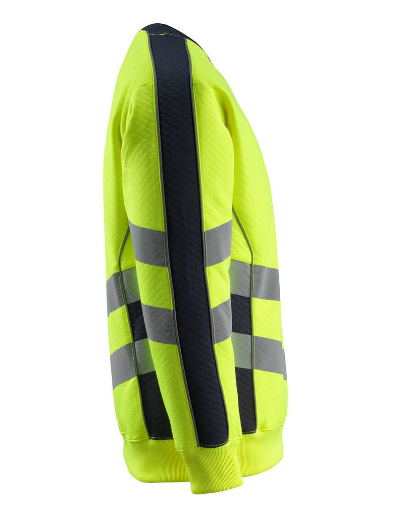 Quilted Hi-Vis Sweatshirt