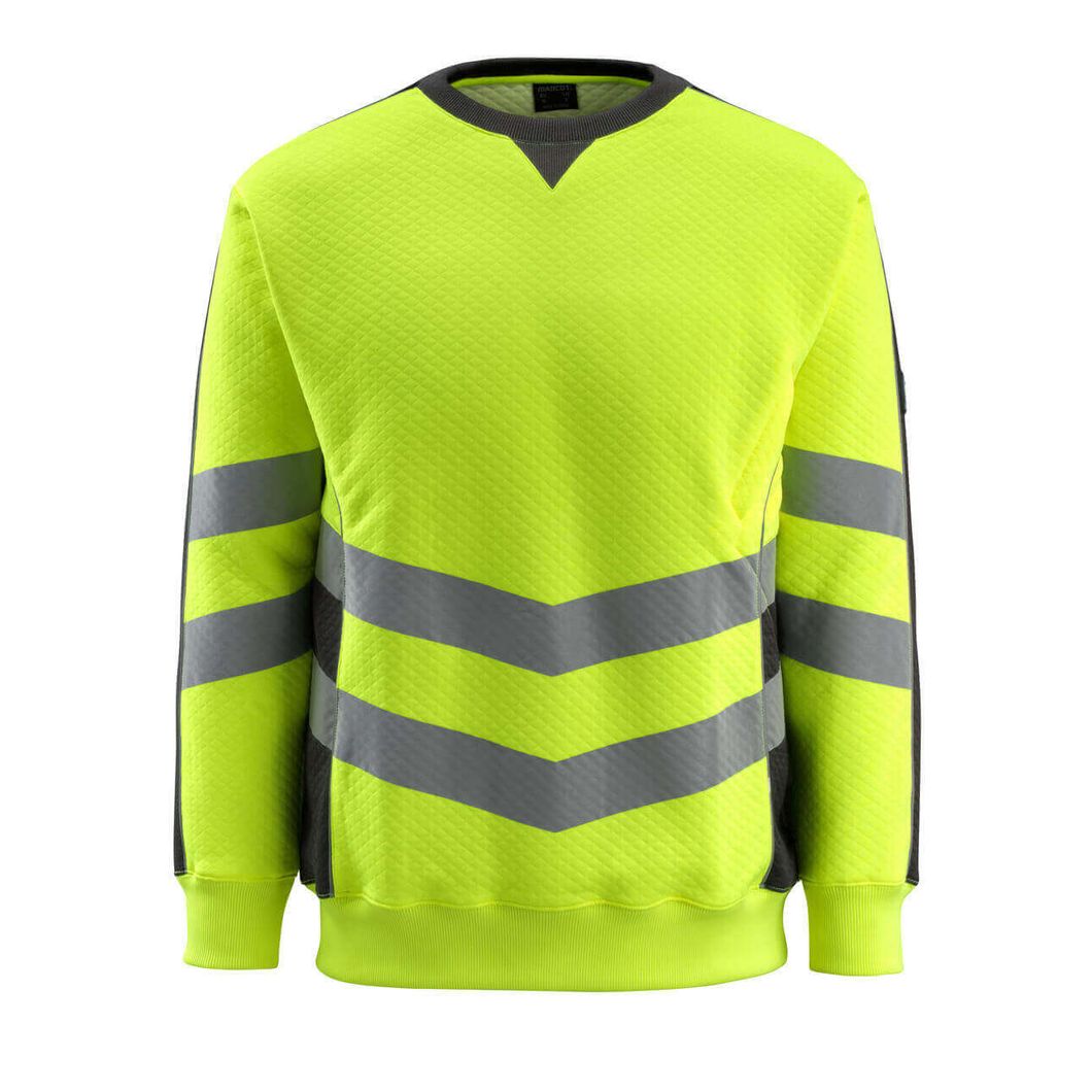 Quilted Hi-Vis Sweatshirt