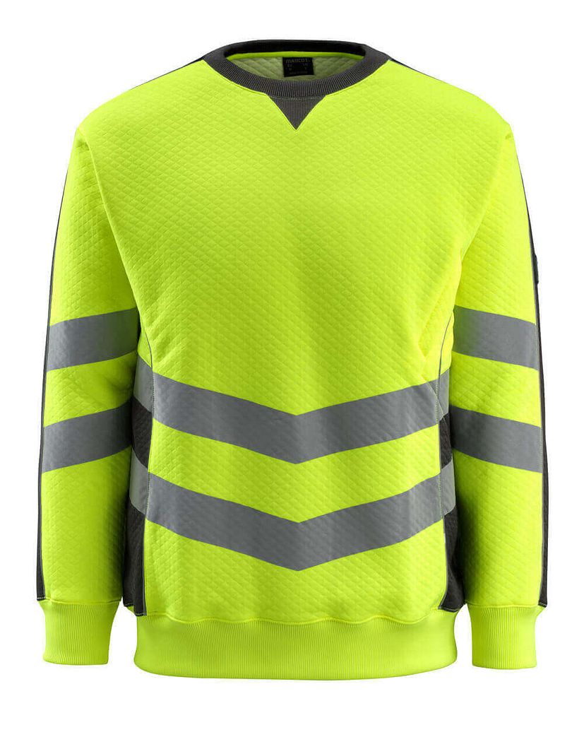 Quilted Hi-Vis Sweatshirt