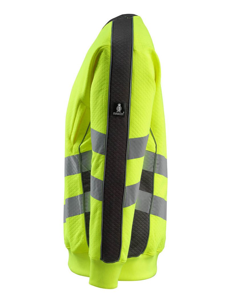 Quilted Hi-Vis Sweatshirt