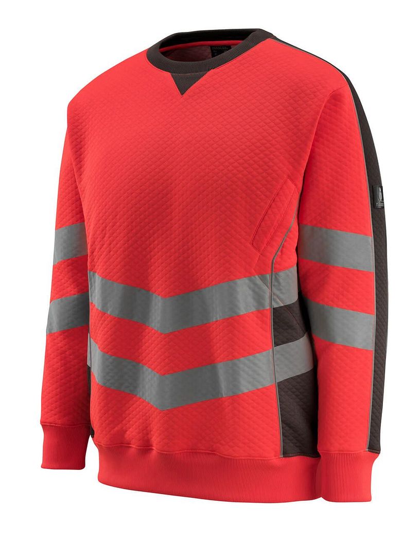 Quilted Hi-Vis Sweatshirt