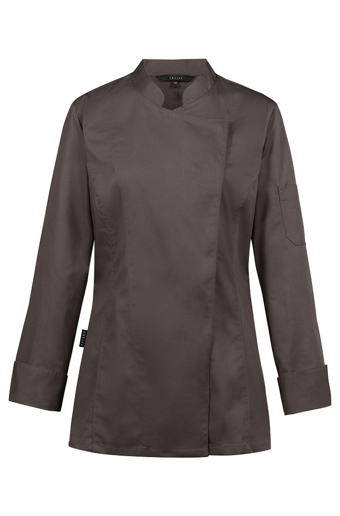 Cuisine Kochjacke mit verdeckter Druckknopfleiste Regular Fit Damen