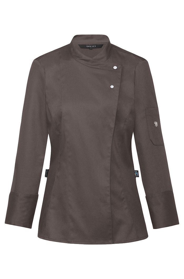 Kochjacke mit Jerseyrücken Regular Fit Damen