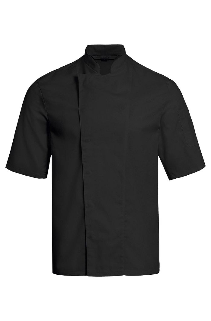 Kitchen Kochjacke Halbarm mit verdeckten Druckknöpfen Regular Fit