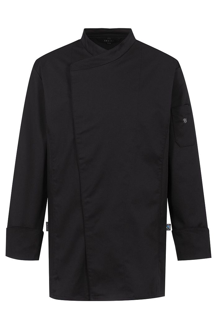 Kochjacke mit Jerseyrücken Regular Fit