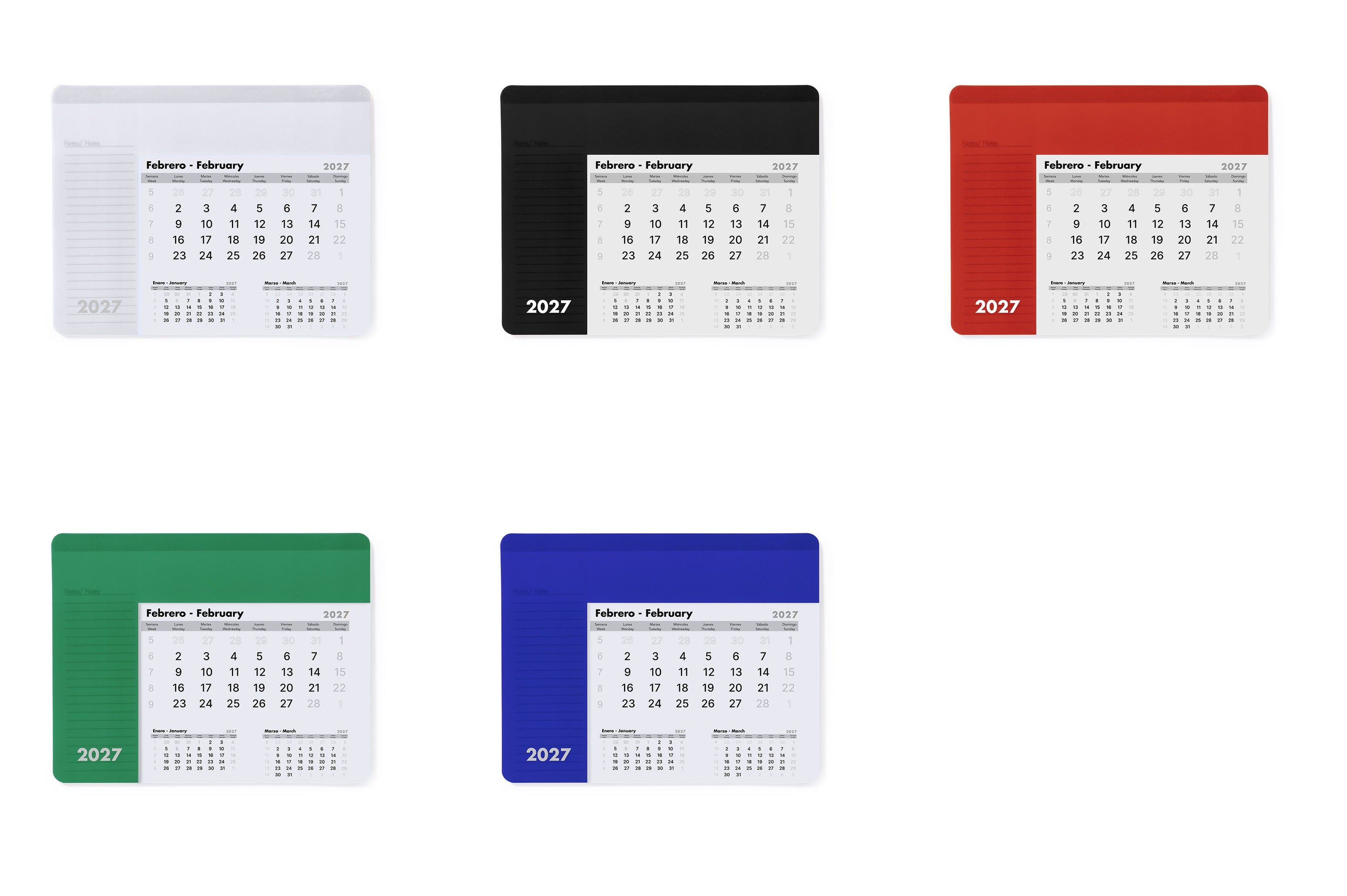 Mauspad Kalender