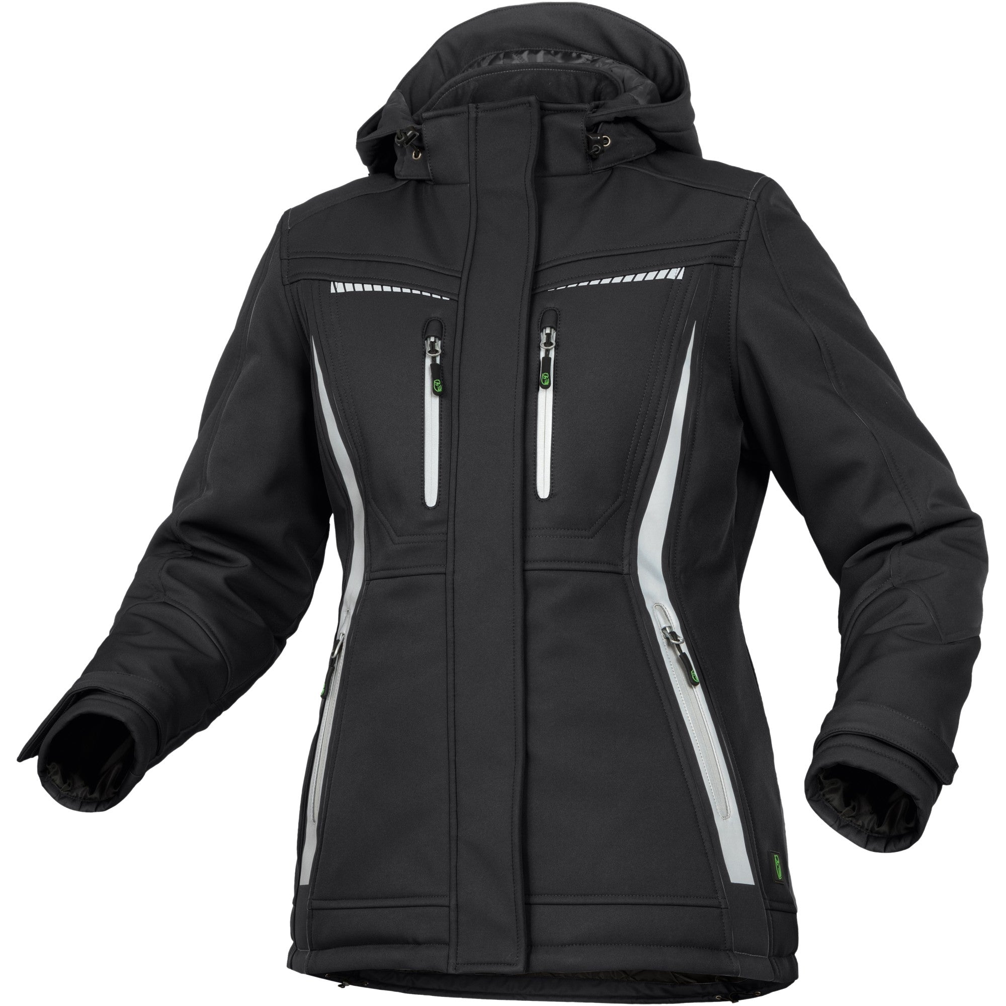 Damen Winter-Softshelljacke Flex Line - Schwarz