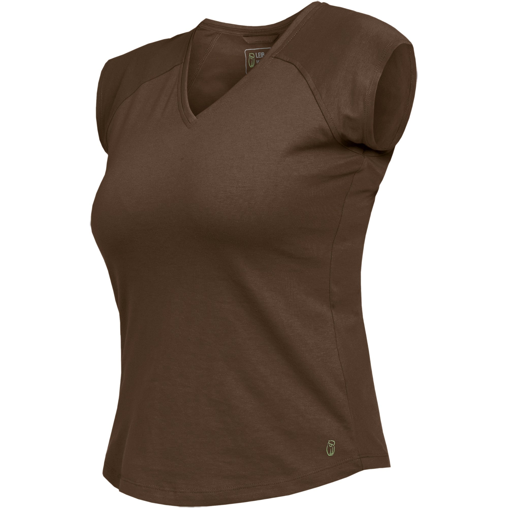 Damen T-Shirt Flex Line - Haselnuss