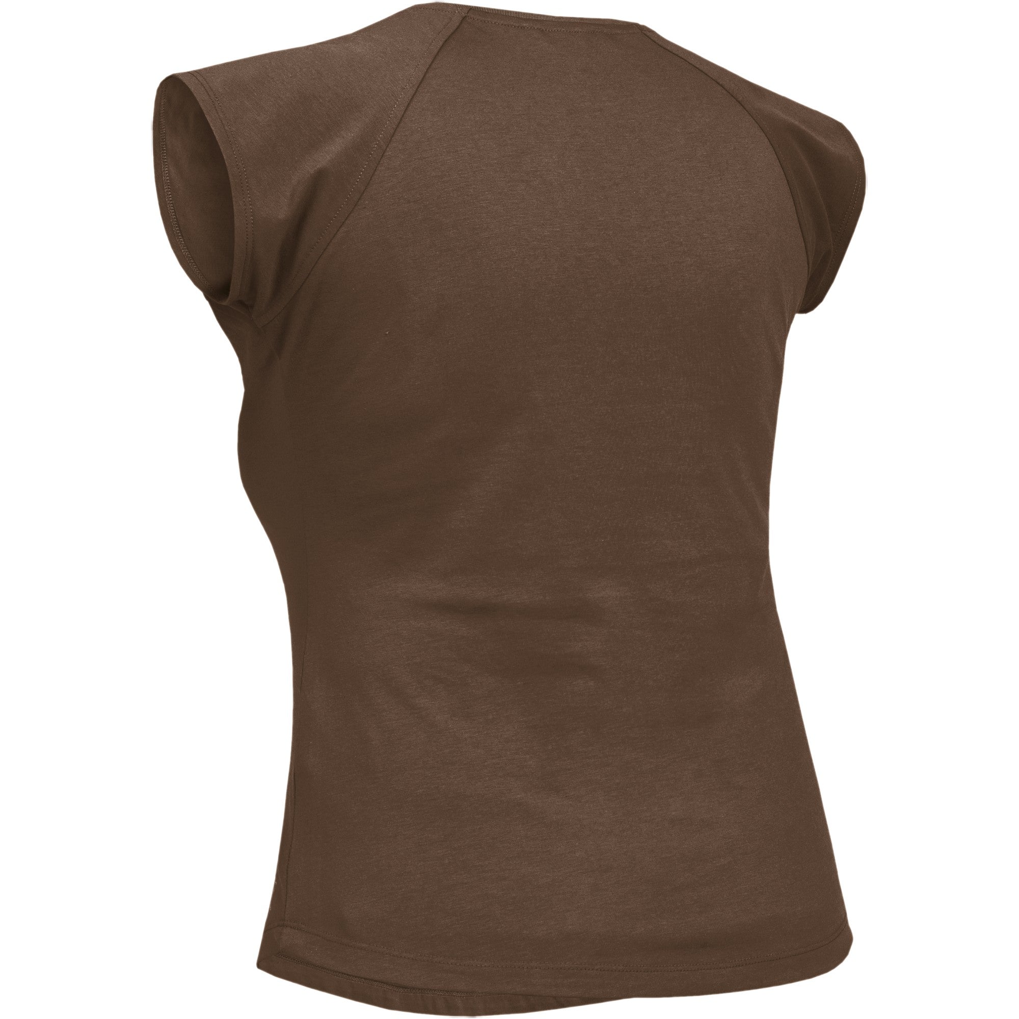 Damen T-Shirt Flex Line - Haselnuss