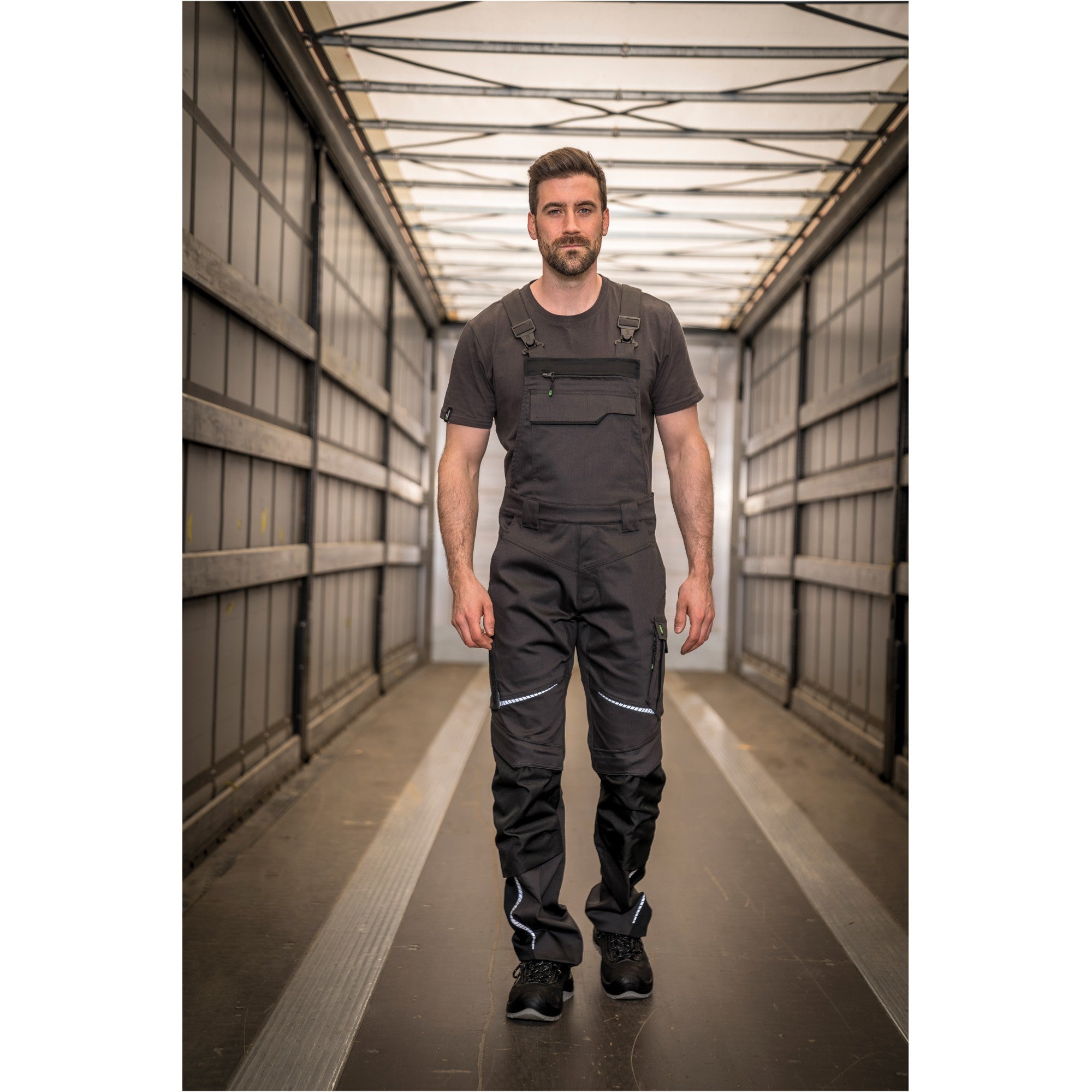 Latzhose Flex Line - Anthrazit