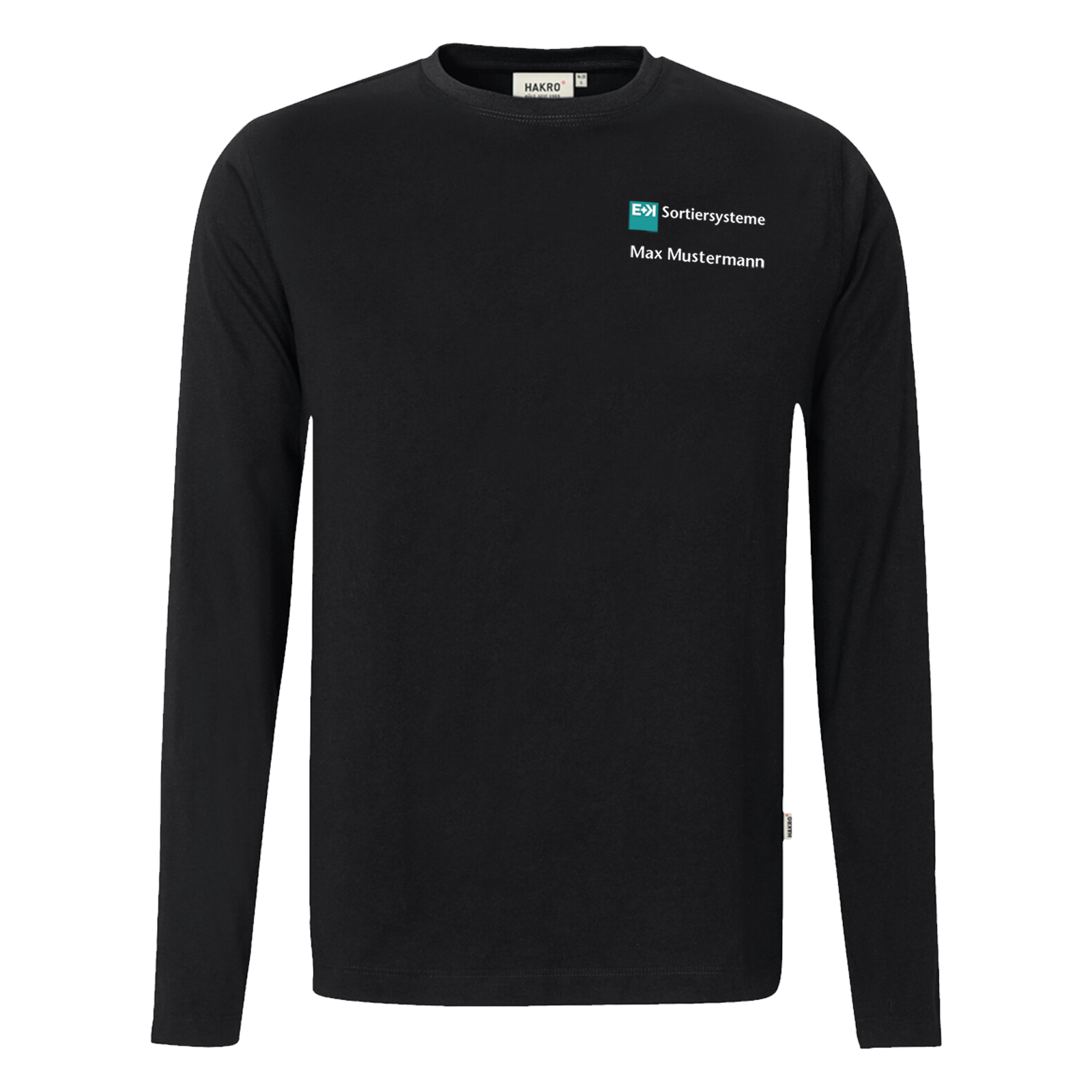 Longsleeve Rundhals Performance E+K Sortiersysteme