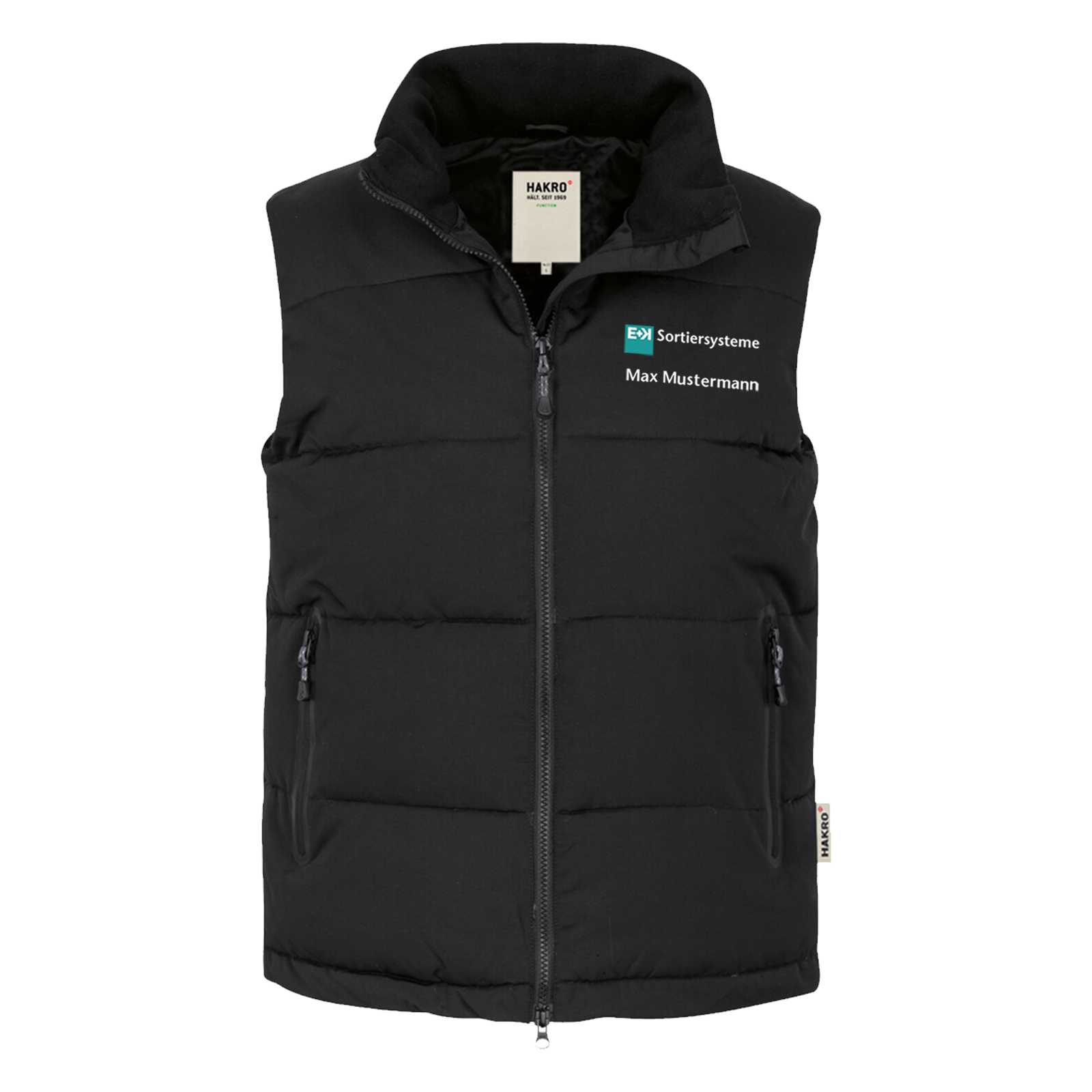 Weste Bodywarmer E+K Sortiersysteme