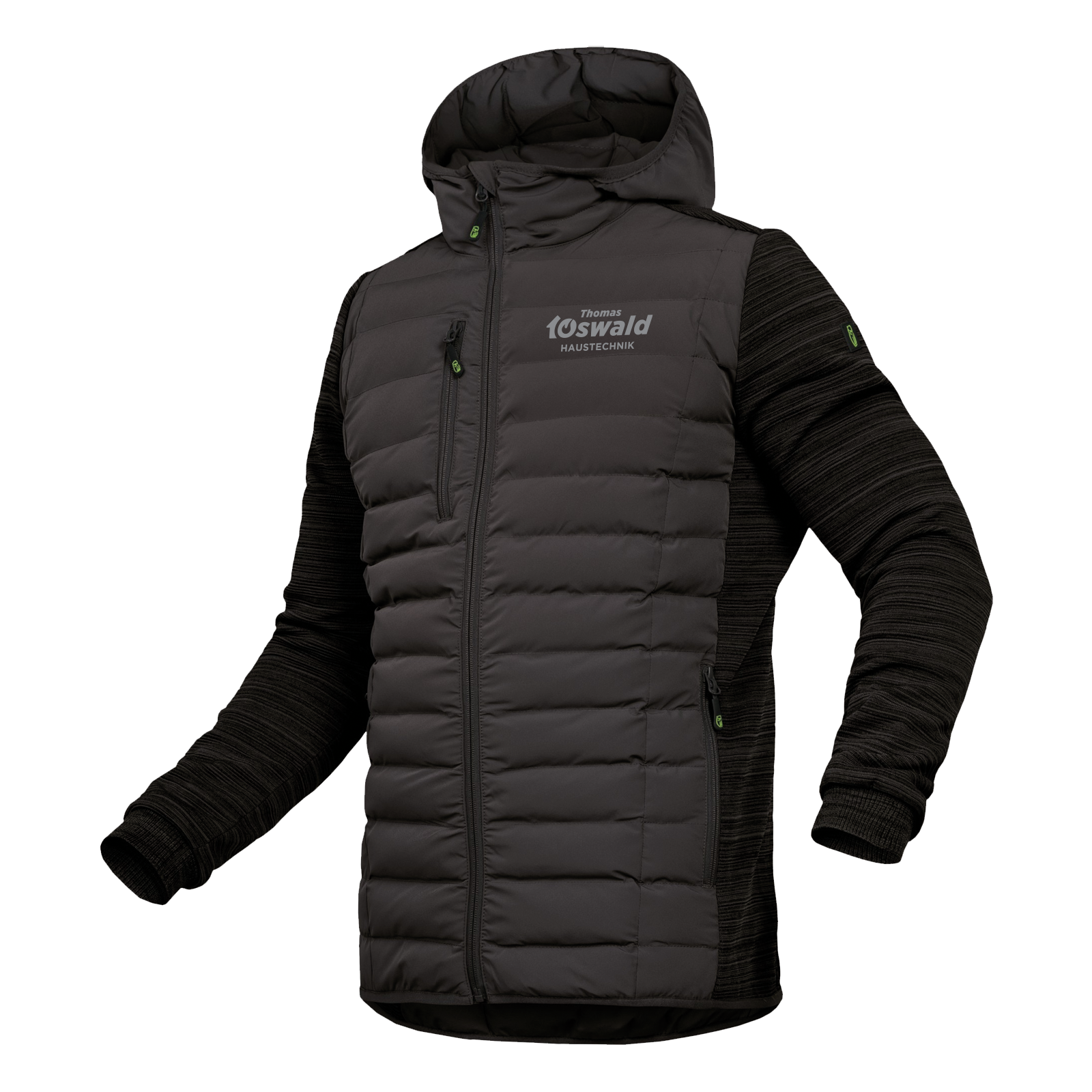 Haustechnik Oswald Hybridjacke Leibwächter "Grau"