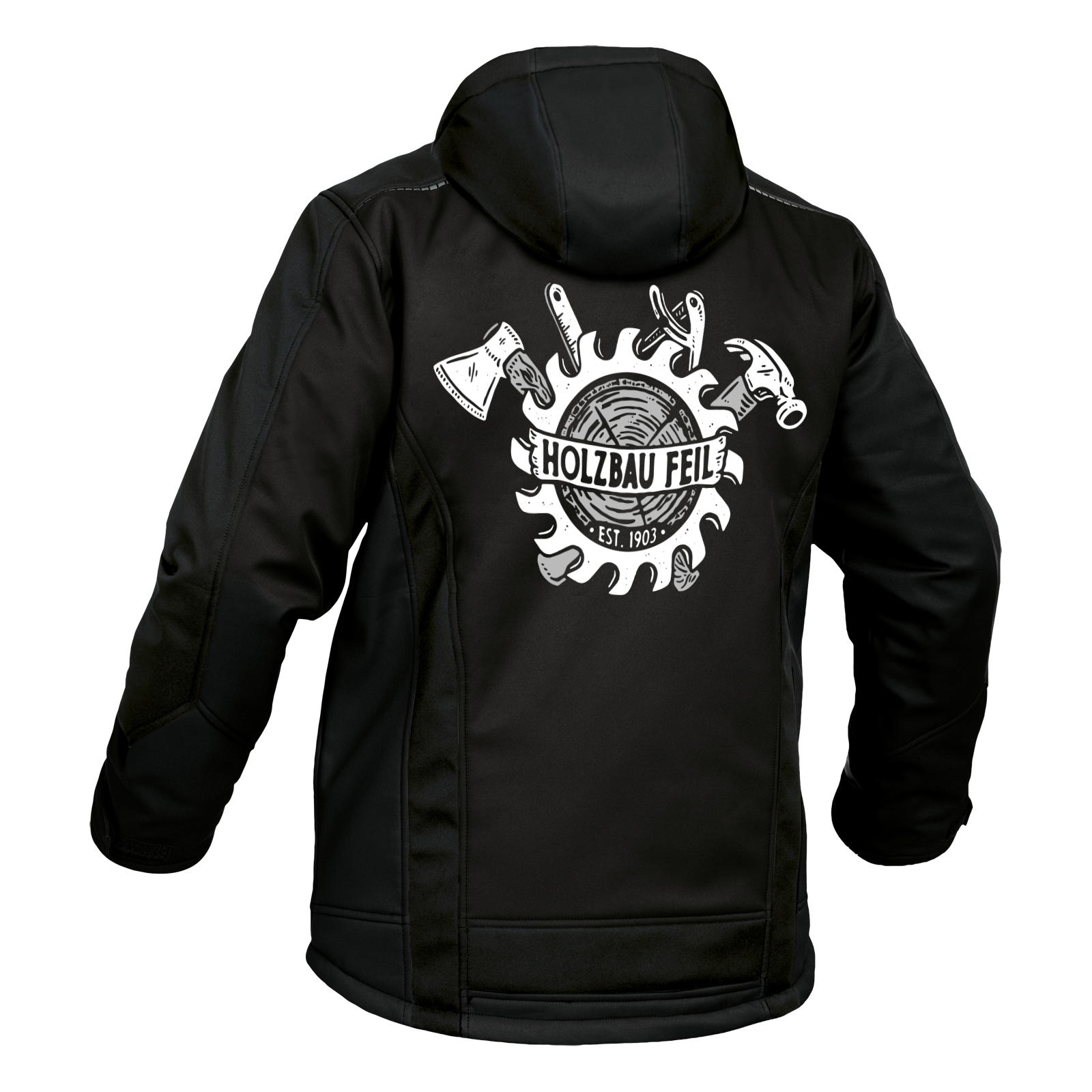 Leibwächter Winter-Softshelljacke Herren Holzbau Feil