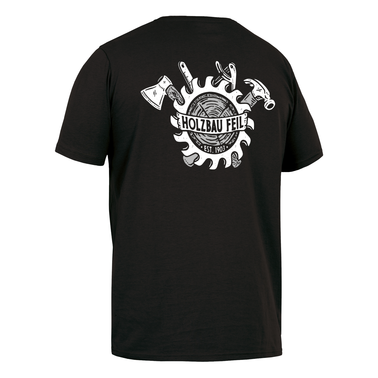 Leibwächter Rundhals T-Shirt Classic Line Tom Holzbau Feil