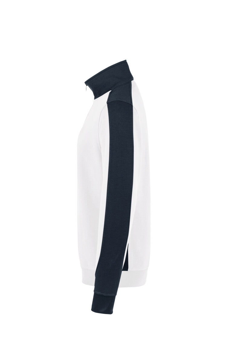 HAKRO Zip-Sweatshirt Contrast MIKRALINAR®