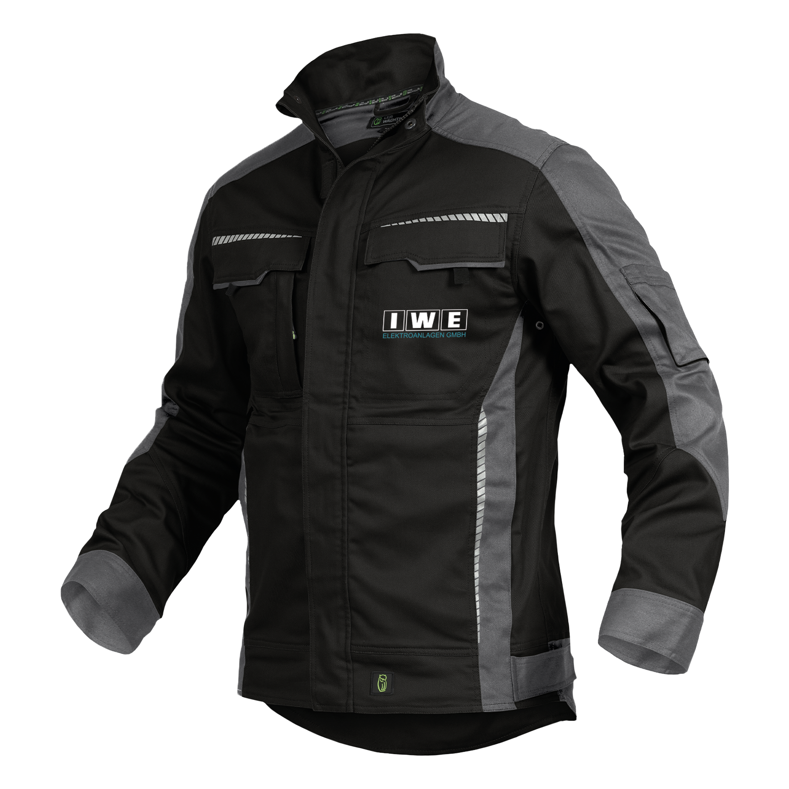 IWE Elektronanlagen GmbH Bundjacke Flex Line - Schwarz-grau