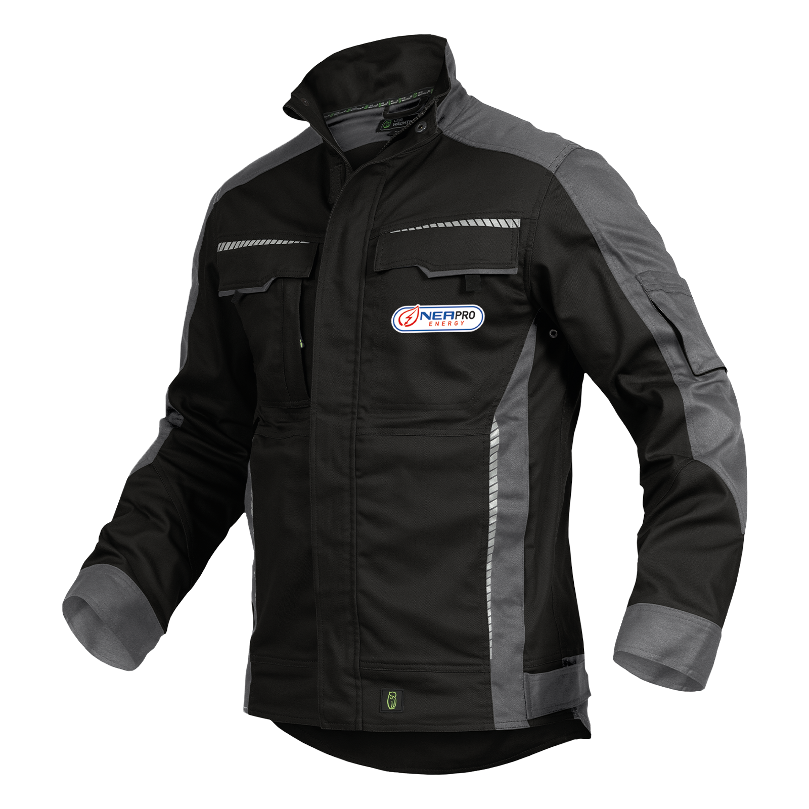 Neapro Bundjacke Flex Line - Schwarz-grau